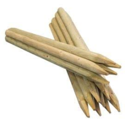 Softwood Machine Round Tree Stakes
